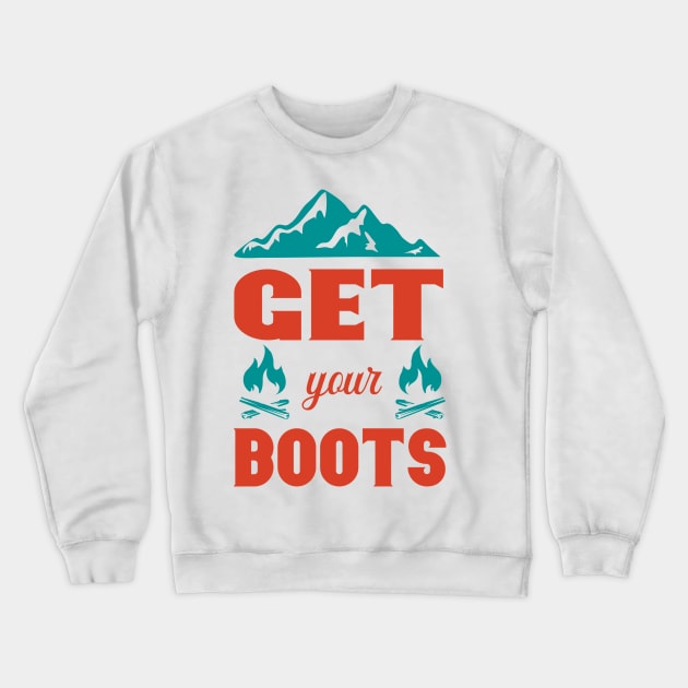 Mountains Crewneck Sweatshirt by Alvd Design